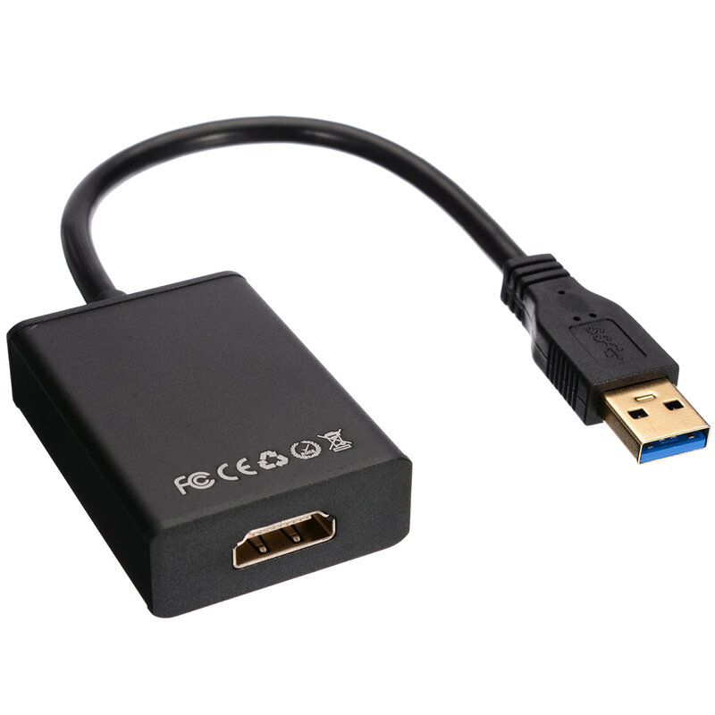 USB 3.0 à 1080P HDMI-convertisseur compatible USB 3.0 adaptateur graphique multi-écran câble vidéo adaptateur pour ordinateur portable HDTV TV