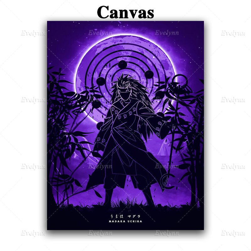Naruto Madara Japan Anime Canvas Posters Nordic Home Bedroom Decor Print Pictures Modern Living Room Cuadros Wall Art Painting