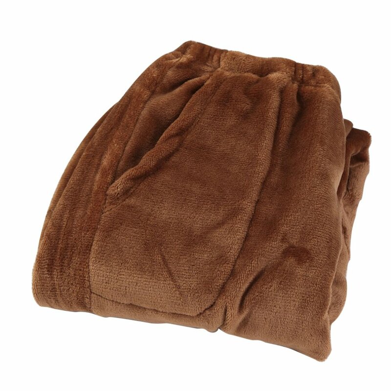 Pantalones gruesos de lana de Coral para invierno, calzas cálidas y sueltas de talla grande, térmicas, de terciopelo, novedad de 2019