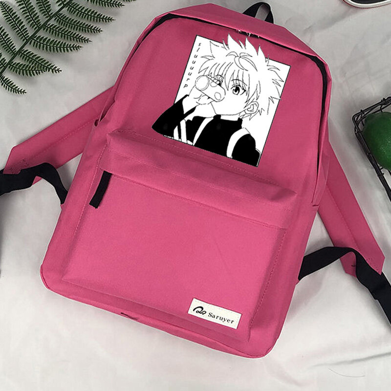 Hunter x Hunter Hxh killia Hisoka Kurapika plecak plecak na laptopa projektant podróży anime femenina plecak damski