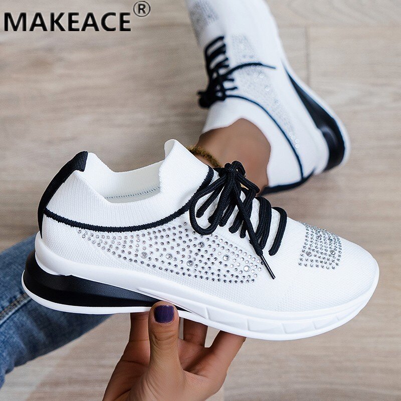 Summer New Net Surface Shoes Fashion Shallow - Mouth Lady Sneaker Soft Bottom Comfortable Casual Shoes Large Size Women's Shoes