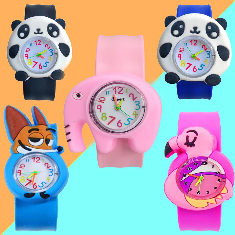 Relógio eletrônico de gato raposa, 21 estilos, presentes para crianças, estudantes, meninos e meninas de 2 a 12 anos de idade