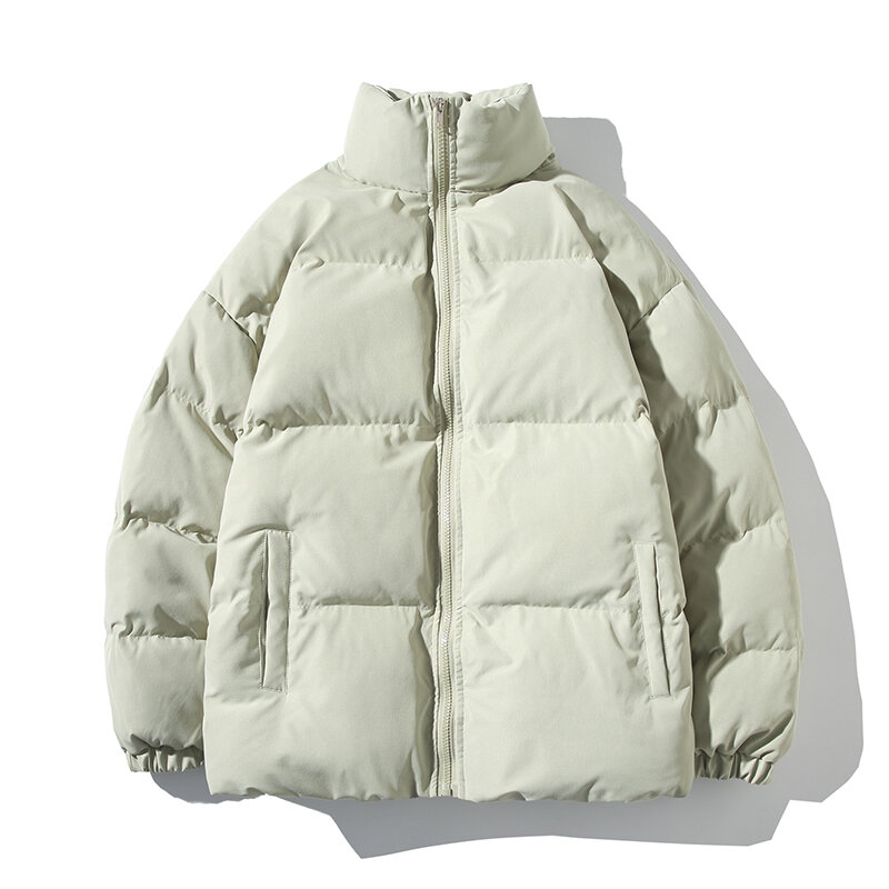 Jaqueta de inverno dos homens parkas engrossar casaco quente dos homens gola jaquetas cor sólida parka casaco moda feminina nova streetwear 5xl