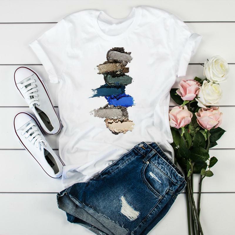 Kobiety 2021 3D Print 90s stylowe topy Tumblr t-shirty T ubrania koszula damska damska graficzna trójnik żeński T-Shirt odzież
