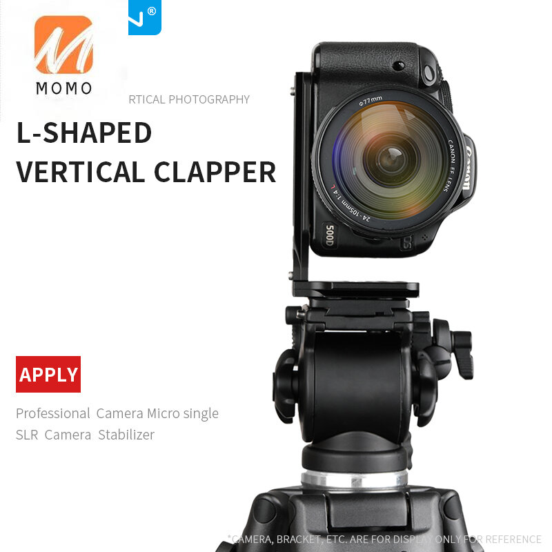 Camera Bracket L-Shaped Quick-Mount Board Quick-Release Tripod Clapper Gimbal Base Accessories
