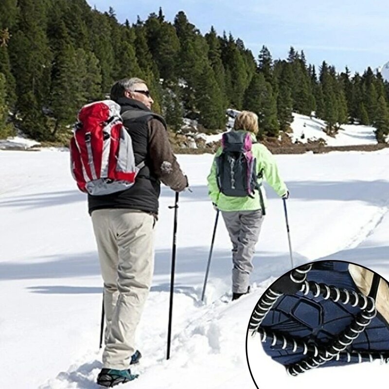 Ice snow route – couvre-chaussures antidérapants pour Sports de plein air, 1 paire