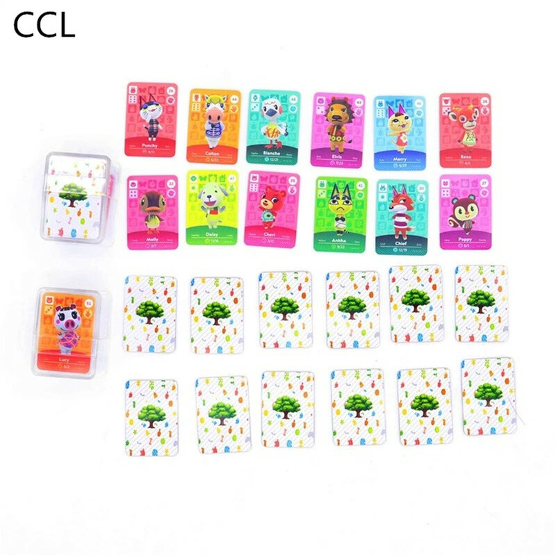 72pcs Animal Crossing MiNi Card For NS Switch 3DS Game Marshal NFC Ntag215 Cards for Switch/Switch Lite/Wii U 31mmx21mm