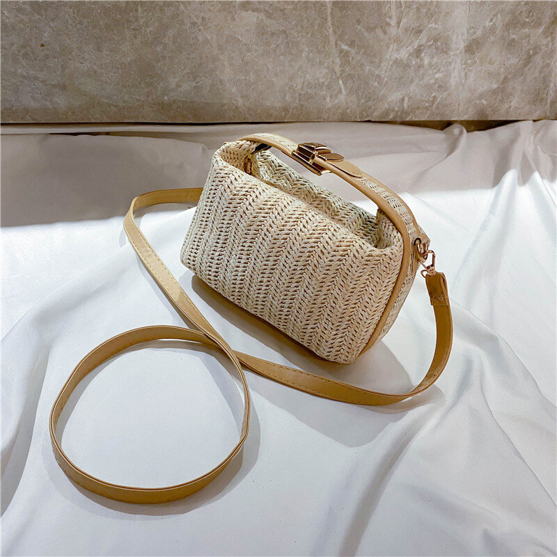 Bags for women 2020 new luxury handbags Fashionable summer beach designer hollow woven bag perfume clutch messenger shoulder bag