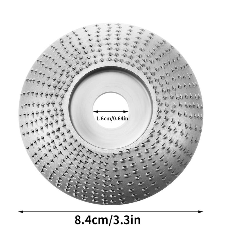 Muela de madera de carburo de tungsteno, amoladora de disco de modelado, tallado, disco abrasivo para moldeado de grabado esmalte en ángulo