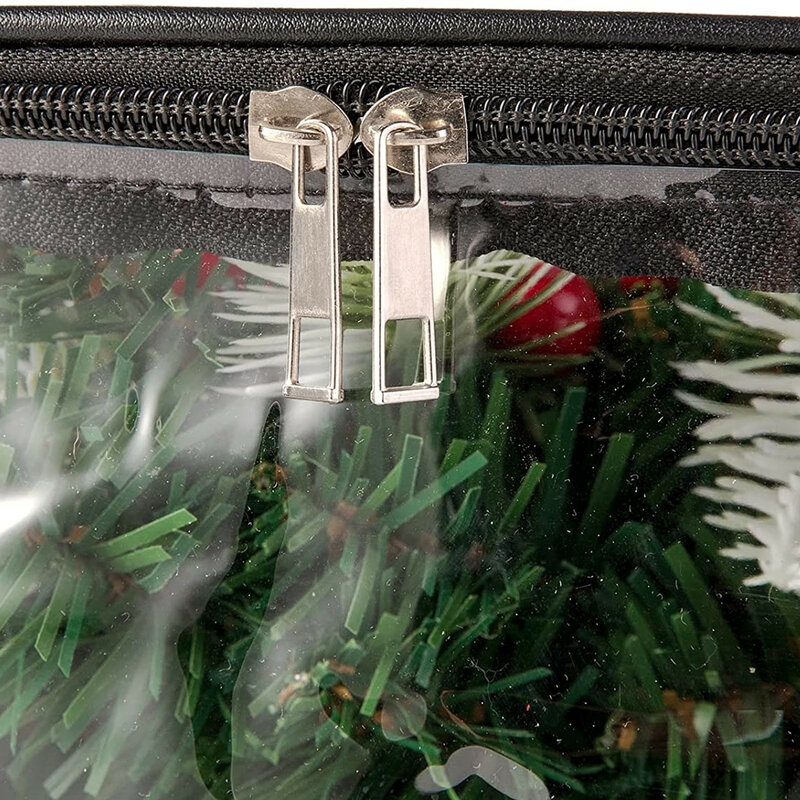Складные искусственные прозрачные сумки для хранения рождественской елки