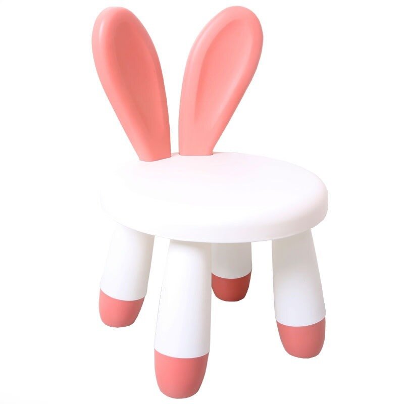 Taburete de casa para niños, muebles de interior, sofá de juguete, silla bonita de conejo mascota WF