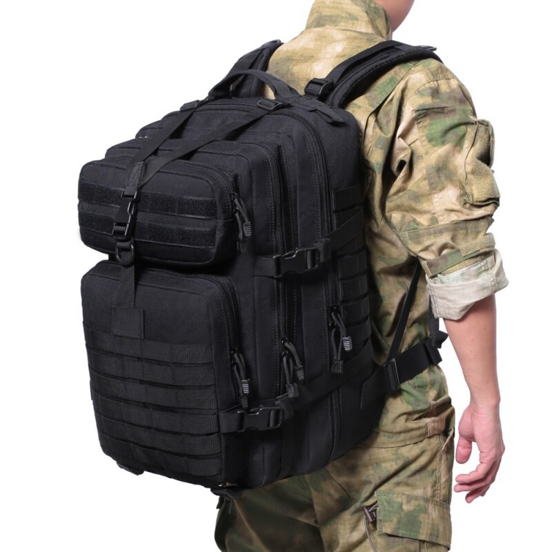 40L Military Tactical Backpack Large Army 3 Day Assault  Nylon Pack Molle Bag Backpacks