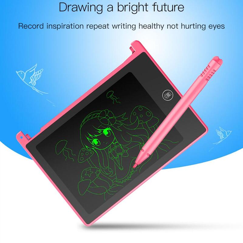 Tablet Menulis LCD Baru 4.5 Inci Gambar Digital Elektronik Tulisan Tangan Pesan Papan Tulis Grafis Hadiah Anak-anak