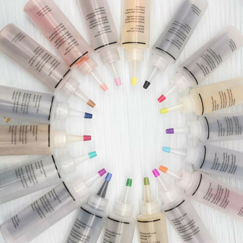 مجموعة صباغة نسيج التعادل ، 12 لونًا ، أصباغ دائمة غير سامة ، ديكور منزلي ، 2020