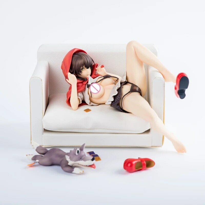 Hentai anime figura de ação sexy vermelho equitação capuz cosplay menina adulto comic exe 03 pinup kosupurekko akazukin 1/6 figura completa
