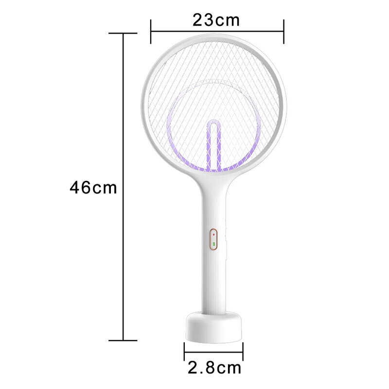 Home Electric Fly Mosquito Swatter Rechargeable Bug Zapper Tennis Racket Handheld Bug Zapper For Indoor And Outdoor Pest Control