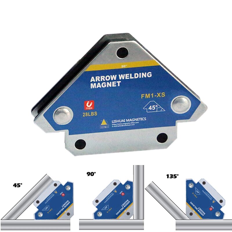 4Pcs Magnetic Welding Holders Multi-Sudut Solder Panah Magnet Weld Fixer Positioner Ferit Holding Tambahan Locator Alat