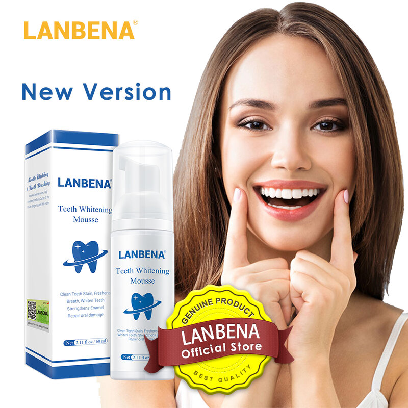 Зубная паста LANBENA для отбеливания зубов, инструмент для свежего сияния, удаления дыхания и чистки зубов