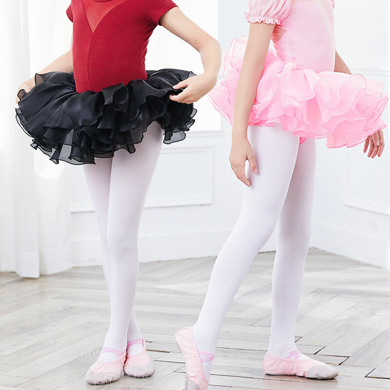 Falda de Ballet para niñas, tutú de Ballet para niños, tutú de princesa de bailarina hinchada, ropa de escenario, vestido de tutú de Organza