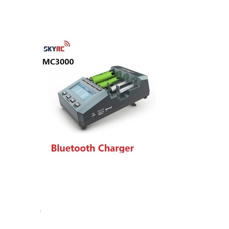 SKYRC MC3000-Analizador de cargador de batería UNIVERSAL, dos ventiladores por aplicación para IPHONE/ANDROID, Original y genuino