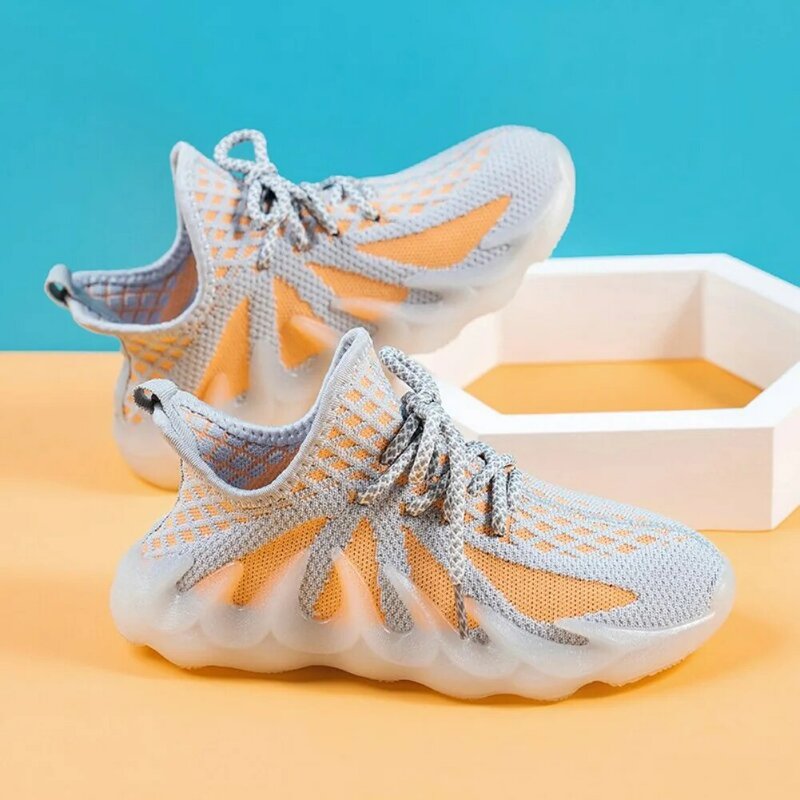 Bobora Children Shoes Breathable Mesh Coconut Shoes Kids Boys Girls Shoes Running Walking Sneakers Shoes