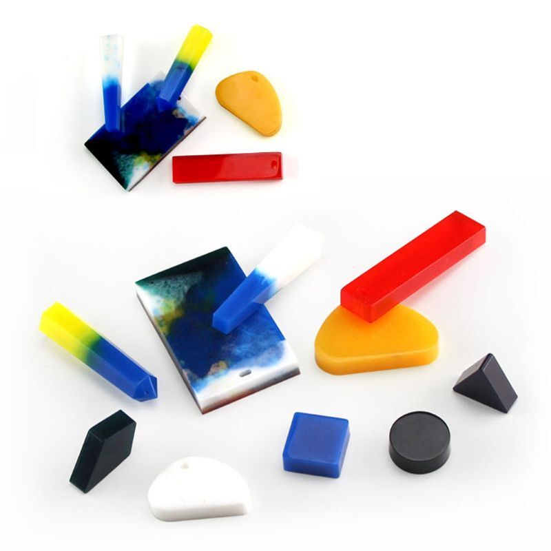 Resina epóxi colorida, kit de pigmento para tonificação e construção de joias, 6 cores