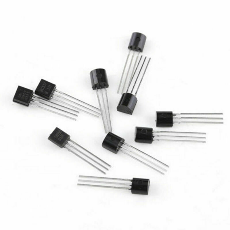 Kit surtido de transistores de potencia Top10Values x20, 200 Uds., NPN, PNP, BC337