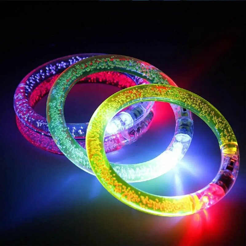 Fulgor pulseira led luz acima festa prop flash bangle para concertos festivais festas noite eventos