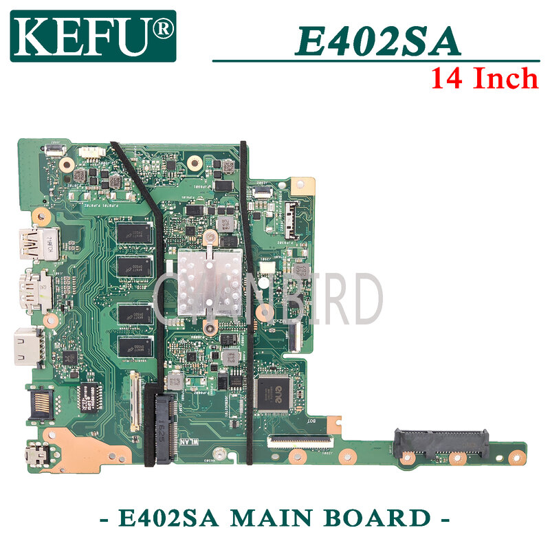 Kefu e402sa original mainboard para asus e402sa e402s (14 polegadas) com 8gb-ram n3700 computador portátil placa-mãe
