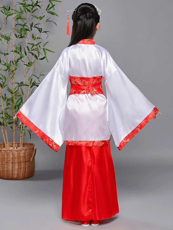Chińskie stroje noworoczne dla dzieci świąteczna impreza sukienka dla dzieci jesień wiosna festiwal kostium księżniczki dla dziewczynek