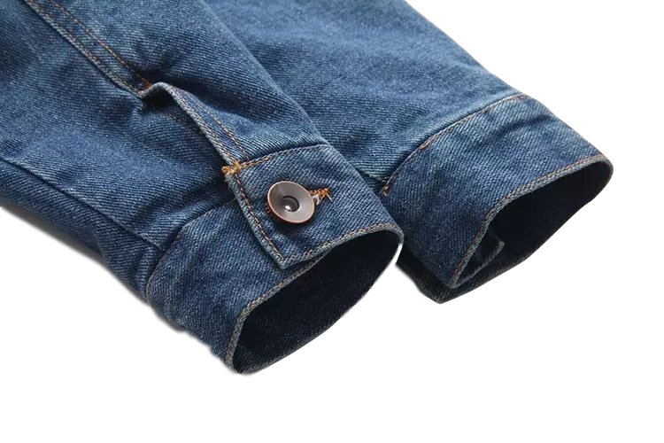 Jaqueta jeans de lã masculina elegante, forro de lã macio e quente, veludo acolchoado casaco de pele cardigan e jaqueta jeans topo