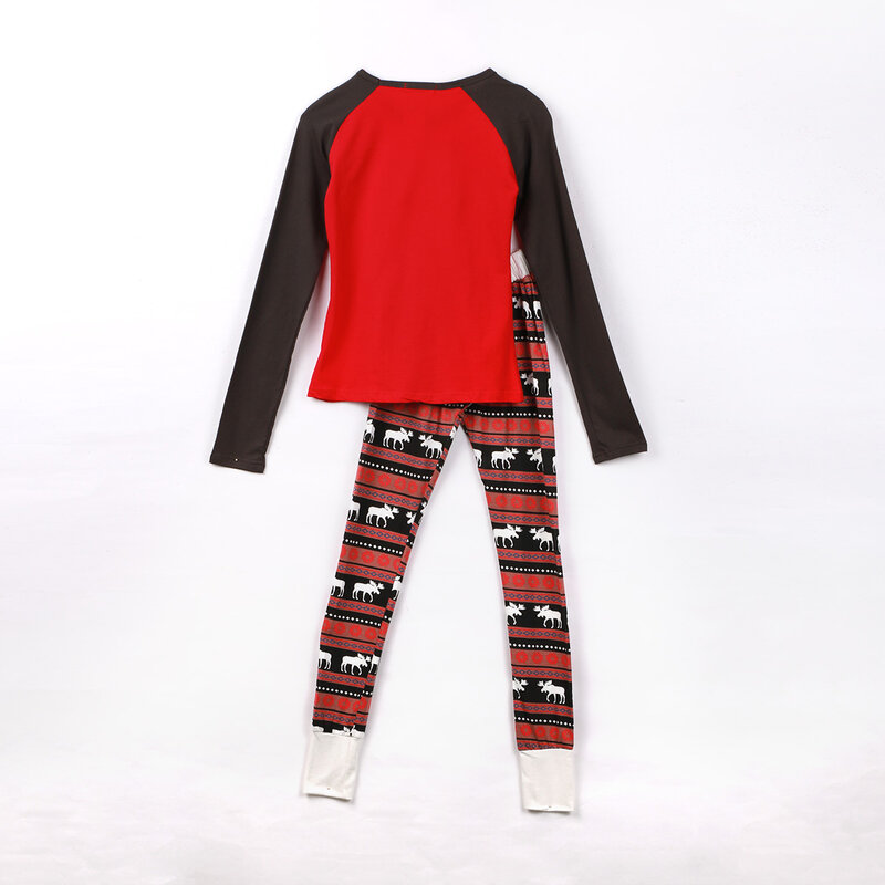Xmas Moose Fairy Kerst Familie Bijpassende Pyjama Set Volwassen Kids Nachtkleding Pjs Photgraphy Prop Party Kleding