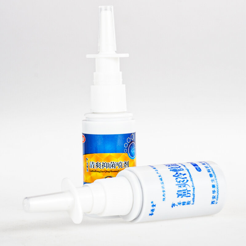 Spray para rinitis, 100% hierbas naturales, Sinusitis, congestión Nasal, picazón, alergia a la nariz, cuidado médico de la salud