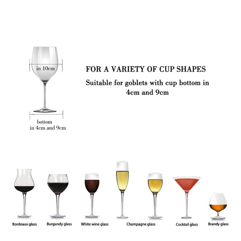 Wijn Glas Rack-Onder Kast Glaswerk Wijnglas Houder Bril Opslag Hanger Metalen Organizer Voor Bar Keuken Zwart 4 rij