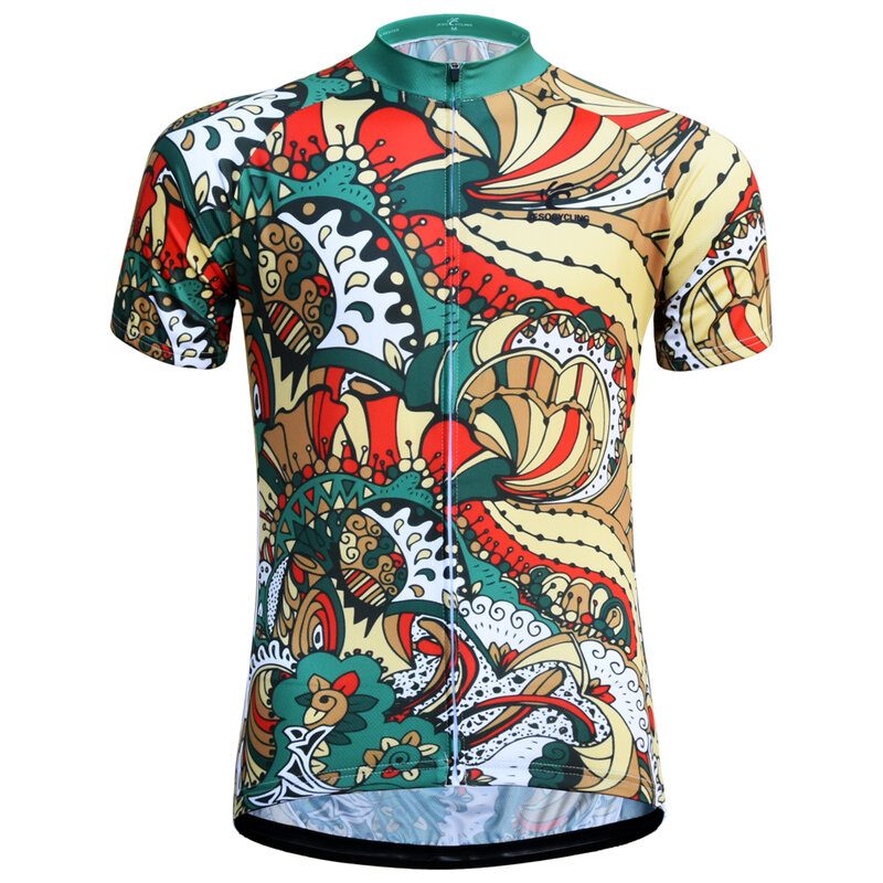 Nieuwe Wielertrui Mannen Pro Team Korte Mouw Ademend Bike Jersey Maillot Ciclismo Anti-Zweet Zomer Bike Wear Shirt