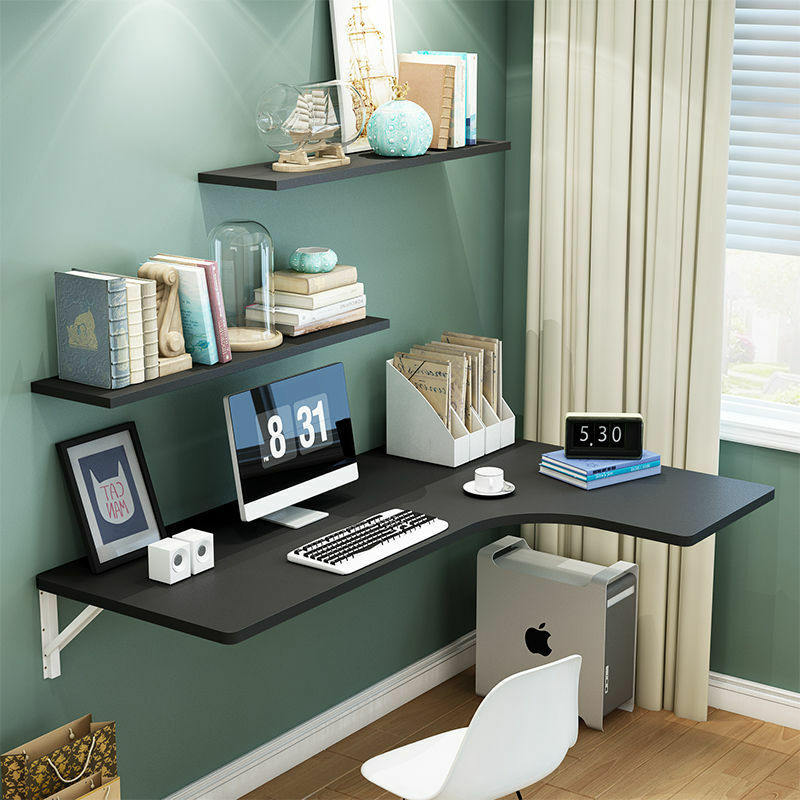Mesa de comedor plegable montada en la pared, escritorio para ordenador con mesa de pared, escritorio para notebook, envío gratis