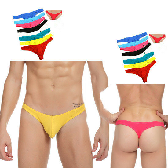 1 pièces t-back V String slips Sexy sous-vêtements mode pour homme Bikini String String