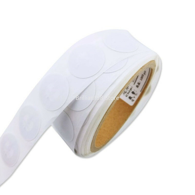 25mm White NFC Stickers Protocol ISO14443A 13.56MHz NTAG 213 Phone Available RFID NFC Tag Stickers Adhesive Labels10Pcs/lot