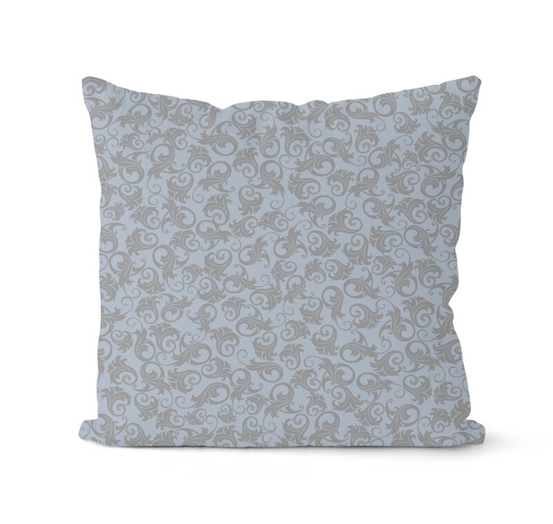 Housse de coussin bleu et gris 45*45cm, taie d'oreiller géométrique en Polyester, décoration de la maison