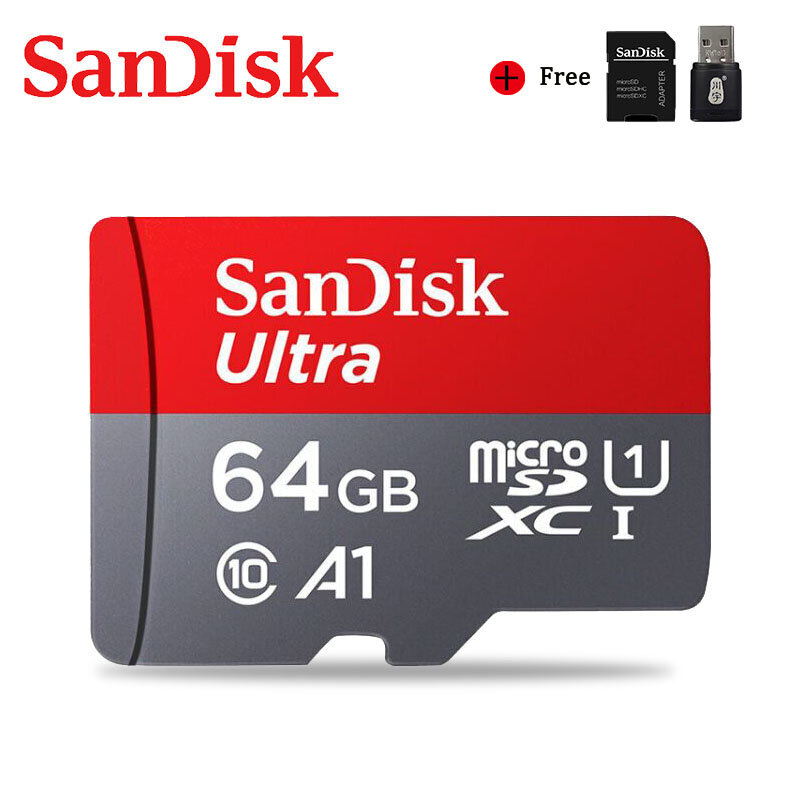 SanDisk Ultra Micro SD Card 128GB 64GB 32GB 16GB 200GB 256GB 400GB microsd Memory Card MicroSD/TF Flash Card A1 per telefono