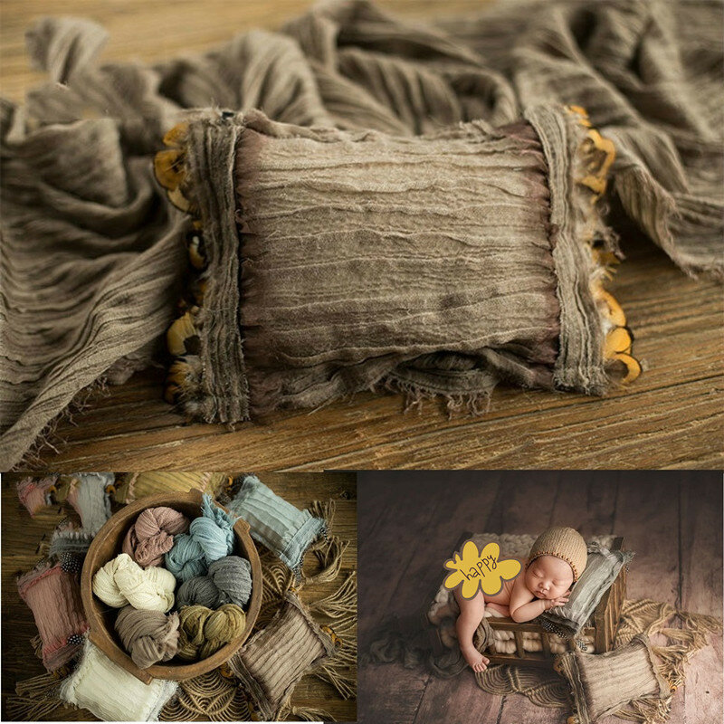 Adereços para fotografia de bebês, travesseiro de penas para estúdio fotográfico de bebê, cobertor para fotos, acessórios infantis