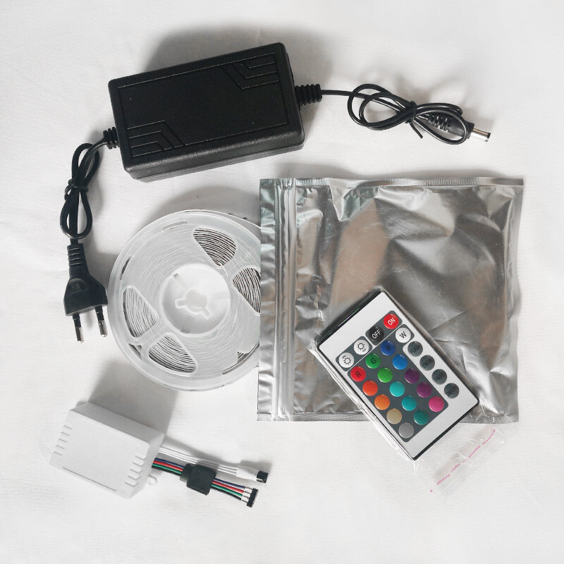 Ledストリップライトrgb SMD5050テレビデスクトップの背景照明SMD2835 dc 12v ledルーム柔軟なリボンテープ家の装飾