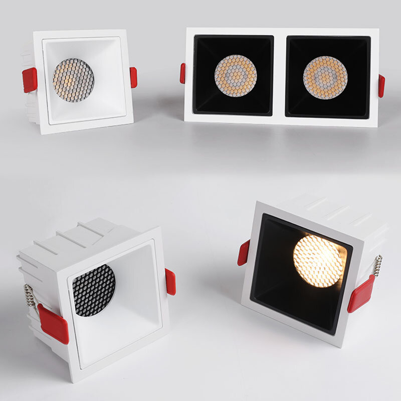 QIUBOSS Neue LED Downligths Einbau 220V Led Strahler 10W Decke Lampen Moderne Embedded COB Beleuchtung Licht für Küche schlafzimmer