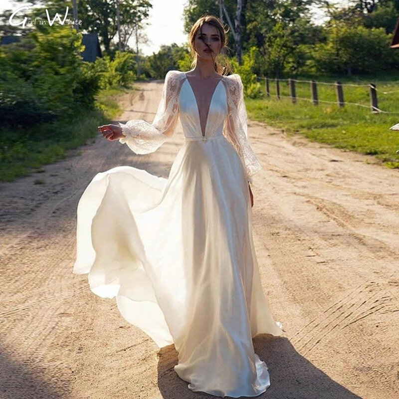 보헤미아 플러스 사이즈 Boho 섹시한 스파게티 스트랩 웨딩 드레스 a 라인 레이스 아플리케 Tulle Bridal Robes Beach vestido de noiva