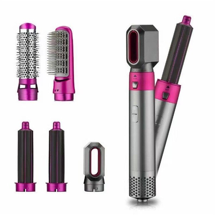 Five-in-one hot air comb and hair comb