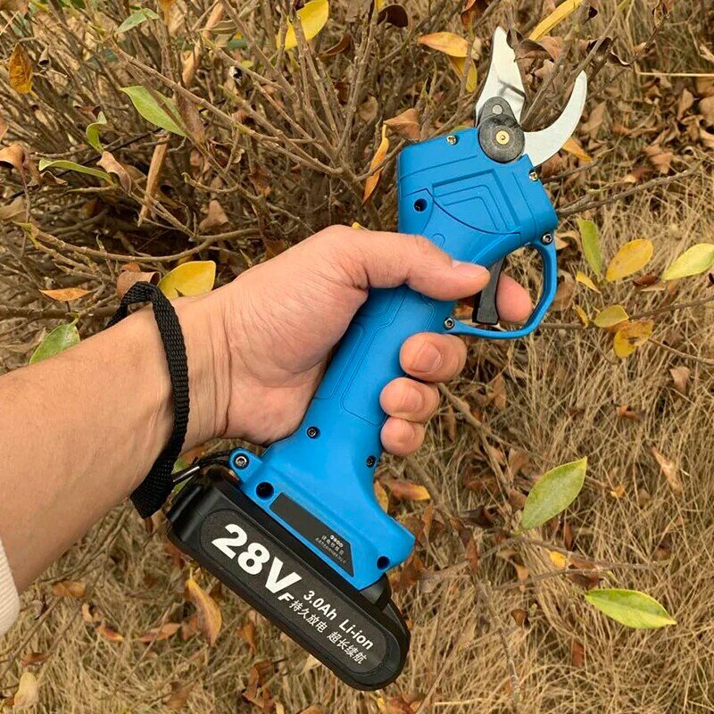 Electric Pruning Shears Wireless Garden Pruning Shears Scissors Household Potted Trim Weed Branches Scissors Gardening Tools 7