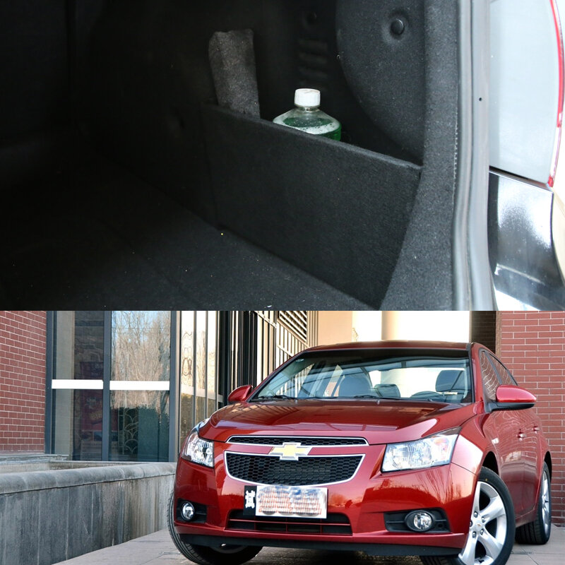 Car Trunk Side Storage Organizer Board Storage Partitions on Both Sides of The Trunk Partition Tail Box for Cruze 2009 -2014