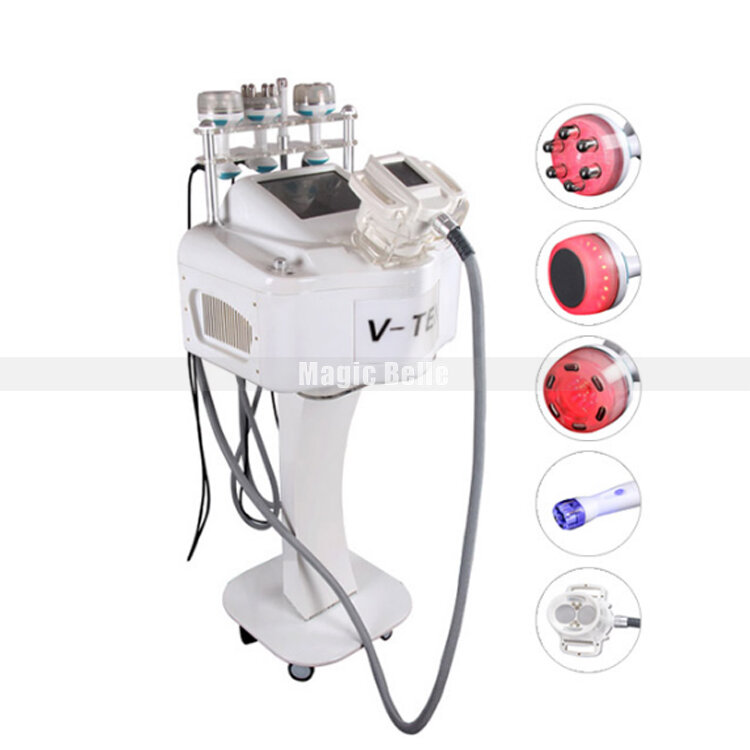 Fat Dissolving Vacuum Roller Cavitation Rf Machine Skin Lifting Anti Wrinkles with 5 Heads