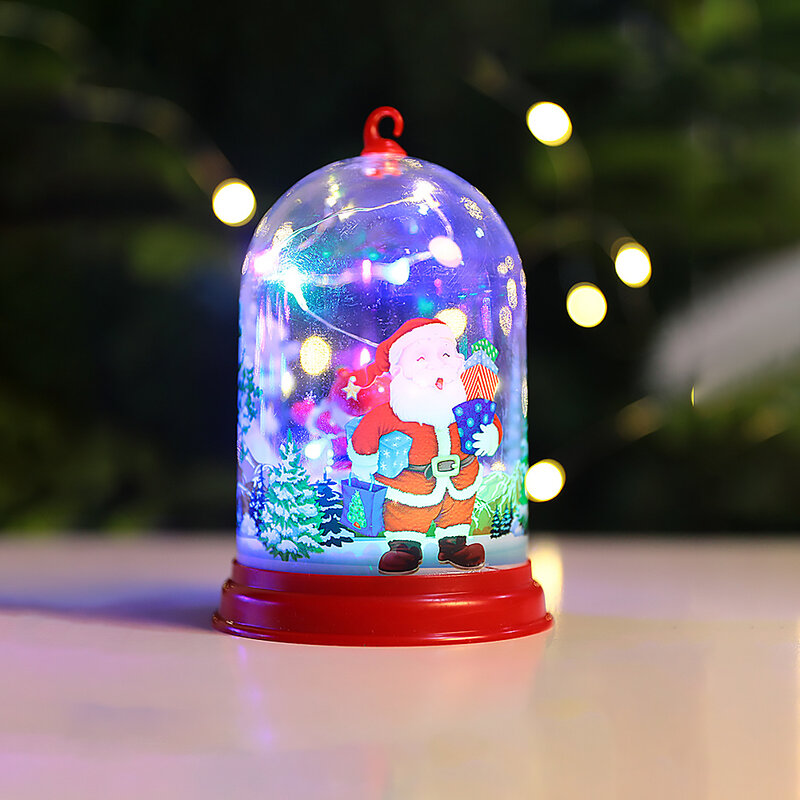 Christmas Light Pendant Ornament Office Desk Top Kids Gift Clear Lampshade  Party Festival Christmas Window Home Decoration