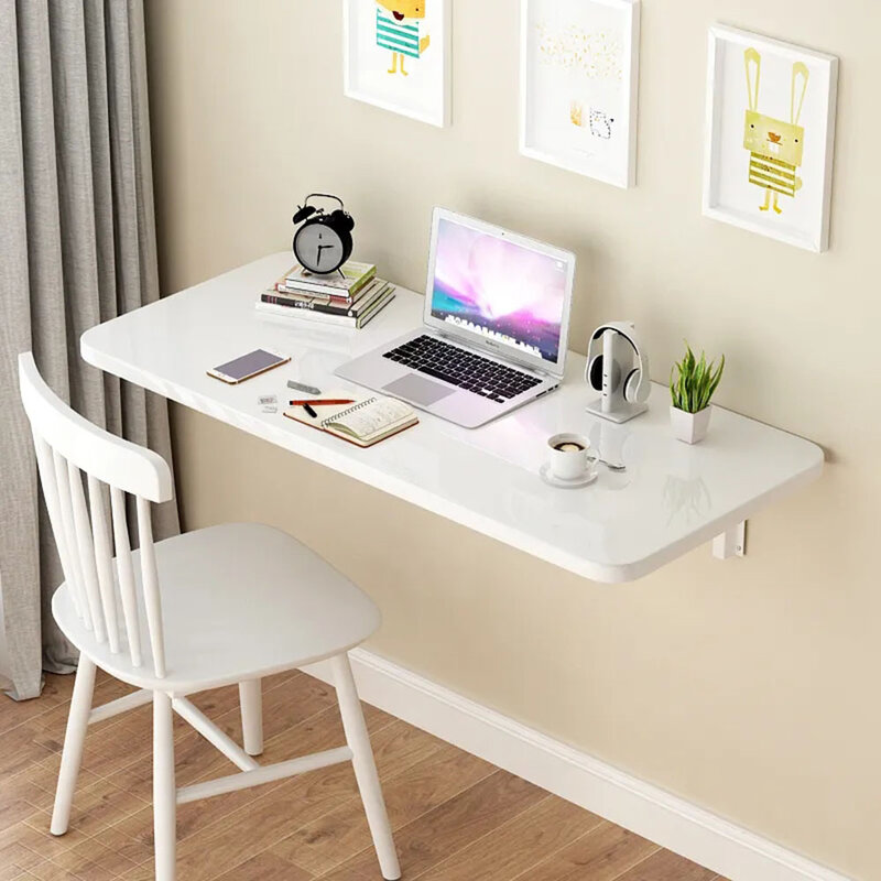 Meja Makan Lipat Dipasang Di Dinding Dapur Rumah Tangga Sederhana Makan Dinding Multifungsi Papan Persegi Panjang Desktop Organizer